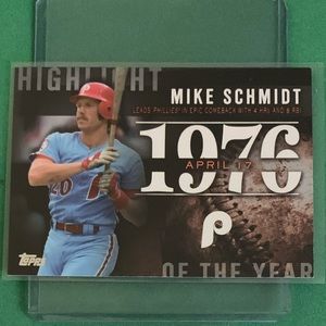 Mike Schmidt #H19 2015 Topps [Highlight of the Year] Baseball Trading Card